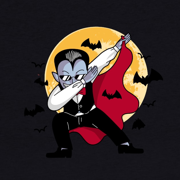 Halloween Dab Funny Dabbing Vampire by Foxxy Merch